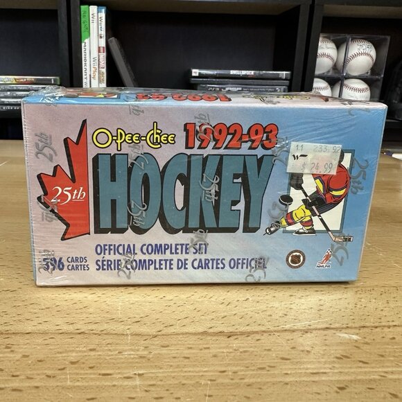 1992-93 O-Pee-Chee Hockey, factory sealed Complete Set, 25th Anniversary - Picture 1 of 4